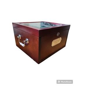 Brilliant Uncirculated U.S. Silver Half Dollar Collection Cherry Wood Case Empty